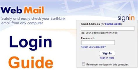 earthlink web mail sign in